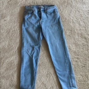 Levi’s Wedgie straight crop jeans